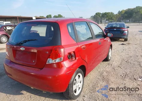2007 Chevrolet Aveo 5 Ls из США, поврежденный, VIN KL1TD66677B710177